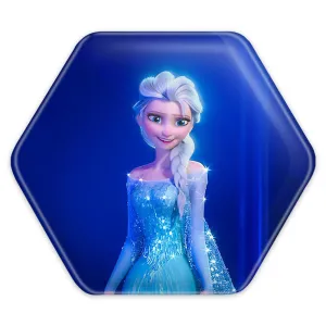 پیکسل شش ضلعی السا و آنا انیمیشن فروزن Frozen
