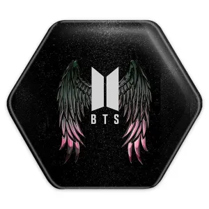 پیکسل شش ضلعی گروه بی تی اس BTS