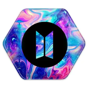 پیکسل شش ضلعی گروه بی تی اس BTS