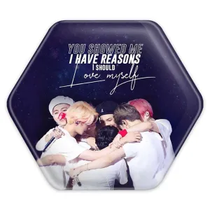 پیکسل شش ضلعی گروه بی تی اس BTS