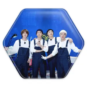 پیکسل شش ضلعی گروه بی تی اس BTS