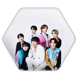 پیکسل شش ضلعی گروه بی تی اس BTS