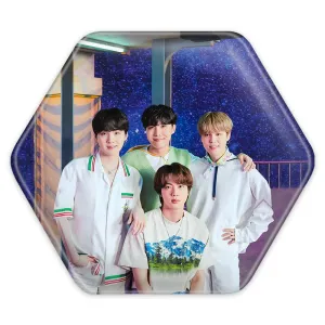 پیکسل شش ضلعی گروه بی تی اس BTS