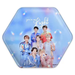 پیکسل شش ضلعی گروه بی تی اس BTS