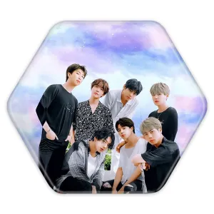 پیکسل شش ضلعی گروه بی تی اس BTS
