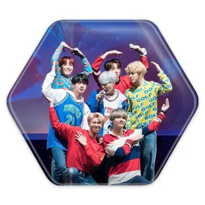پیکسل شش ضلعی گروه بی تی اس BTS