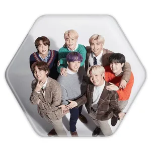 پیکسل شش ضلعی گروه بی تی اس BTS