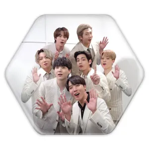 پیکسل شش ضلعی گروه بی تی اس BTS