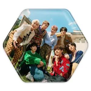 پیکسل شش ضلعی گروه بی تی اس BTS
