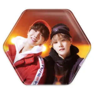 پیکسل شش ضلعی گروه بی تی اس BTS