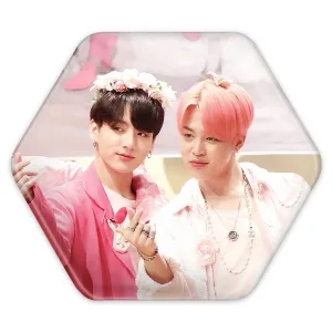 پیکسل شش ضلعی گروه بی تی اس BTS