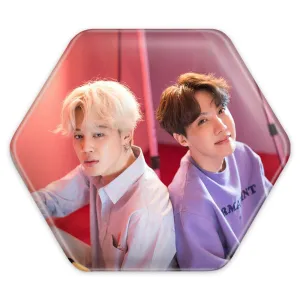 پیکسل شش ضلعی گروه بی تی اس BTS