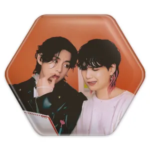 پیکسل شش ضلعی گروه بی تی اس BTS