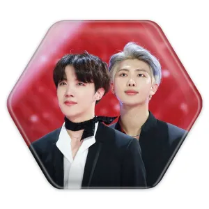 پیکسل شش ضلعی گروه بی تی اس BTS