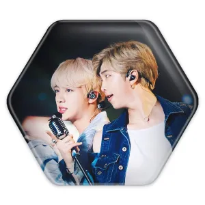 پیکسل شش ضلعی گروه بی تی اس BTS
