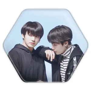 پیکسل شش ضلعی گروه بی تی اس BTS