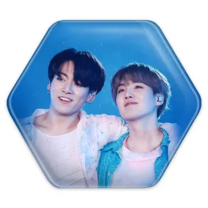 پیکسل شش ضلعی گروه بی تی اس BTS