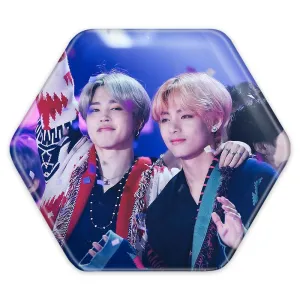 پیکسل شش ضلعی گروه بی تی اس BTS