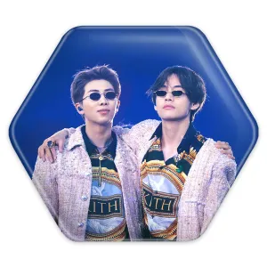 پیکسل شش ضلعی گروه بی تی اس BTS