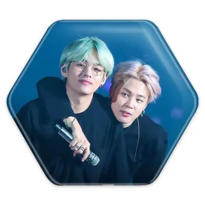 پیکسل شش ضلعی گروه بی تی اس BTS