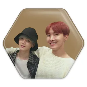 پیکسل شش ضلعی گروه بی تی اس BTS