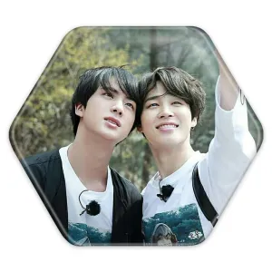 پیکسل شش ضلعی گروه بی تی اس BTS