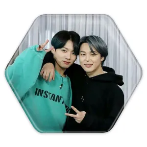 پیکسل شش ضلعی گروه بی تی اس BTS