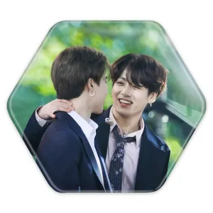 پیکسل شش ضلعی گروه بی تی اس BTS