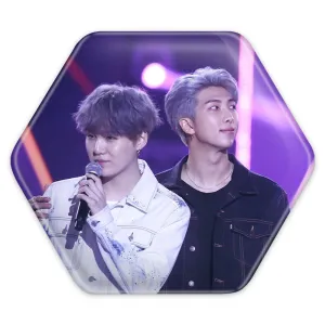 پیکسل شش ضلعی گروه بی تی اس BTS