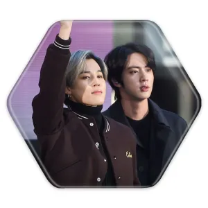 پیکسل شش ضلعی گروه بی تی اس BTS