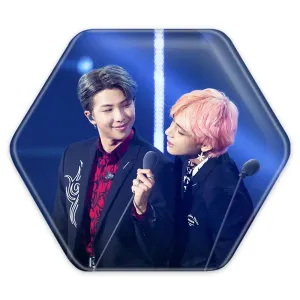 پیکسل شش ضلعی گروه بی تی اس BTS