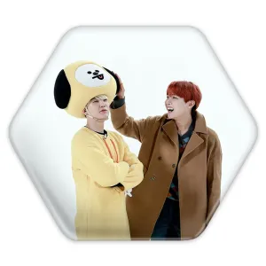 پیکسل شش ضلعی گروه بی تی اس BTS