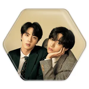 پیکسل شش ضلعی گروه بی تی اس BTS
