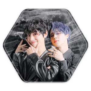 پیکسل شش ضلعی گروه بی تی اس BTS