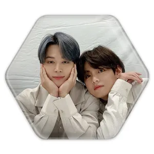 پیکسل شش ضلعی گروه بی تی اس BTS