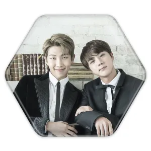 پیکسل شش ضلعی گروه بی تی اس BTS