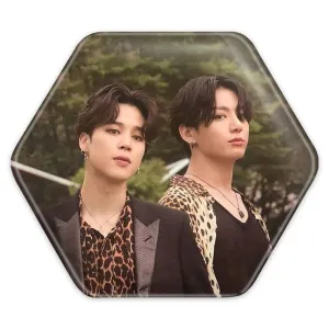 پیکسل شش ضلعی گروه بی تی اس BTS