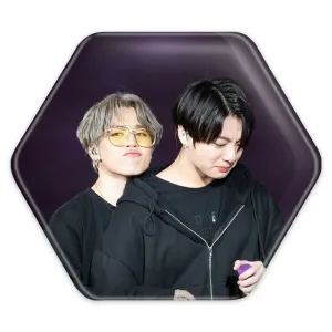 پیکسل شش ضلعی گروه بی تی اس BTS