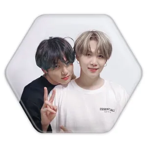 پیکسل شش ضلعی گروه بی تی اس BTS