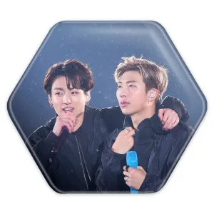 پیکسل شش ضلعی گروه بی تی اس BTS