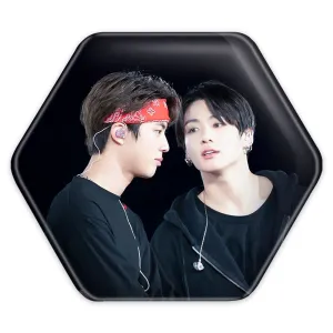 پیکسل شش ضلعی گروه بی تی اس BTS