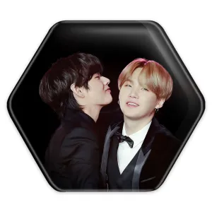 پیکسل شش ضلعی گروه بی تی اس BTS