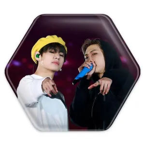 پیکسل شش ضلعی گروه بی تی اس BTS