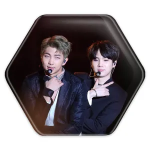 پیکسل شش ضلعی گروه بی تی اس BTS