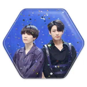 پیکسل شش ضلعی گروه بی تی اس BTS