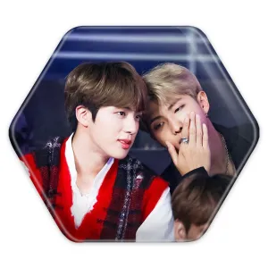 پیکسل شش ضلعی گروه بی تی اس BTS