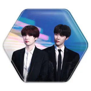 پیکسل شش ضلعی گروه بی تی اس BTS