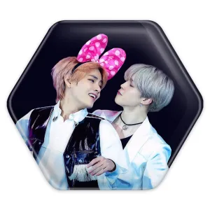 پیکسل شش ضلعی گروه بی تی اس BTS