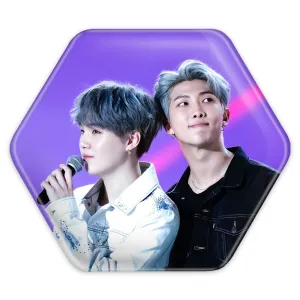 پیکسل شش ضلعی گروه بی تی اس BTS