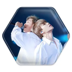 پیکسل شش ضلعی گروه بی تی اس BTS